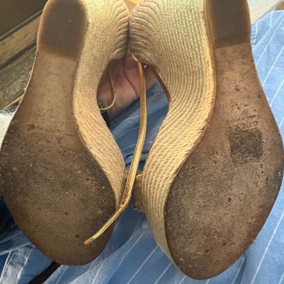 AUTHENTIC GUCCI SWAROVSKI WEDGE ESPADRILLES - Picture 7 of 7